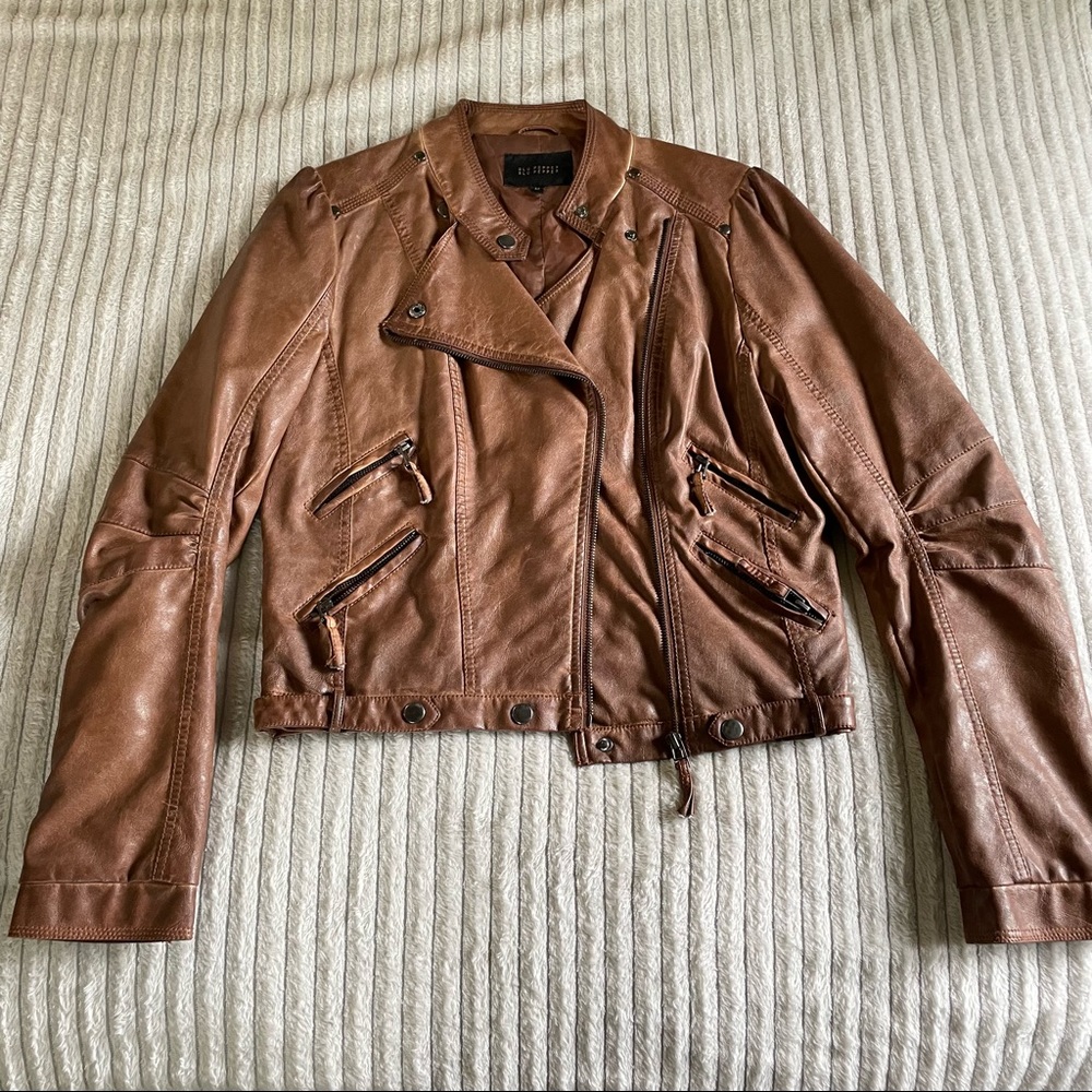 Blue Pepper Leather Jacket